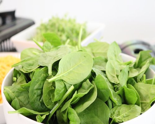 green leafy vegetables spinach